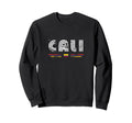 Cali Colombia 70S 80S Type Flag Sweatshirt - Unique Graphic Unisex - T-Shirt, Sweatshirt, Hoodie