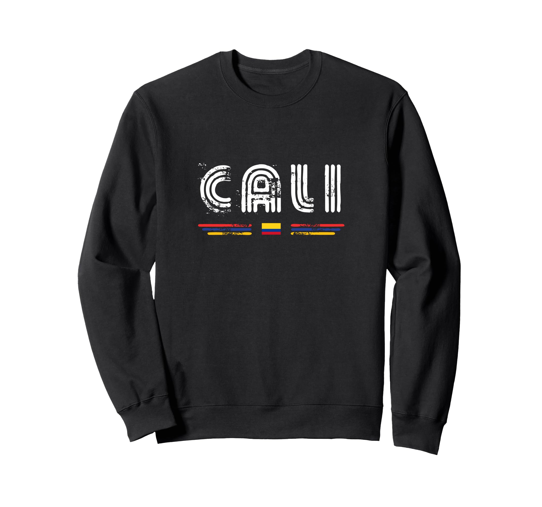 Cali Colombia 70S 80S Type Flag Sweatshirt - Unique Graphic Unisex - T-Shirt, Sweatshirt, Hoodie