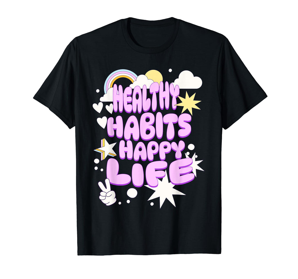 Mental Physical Wellness Positivity T-Shirt - Minimalist Print for Adults - T-Shirt, Sweatshirt, Hoodie