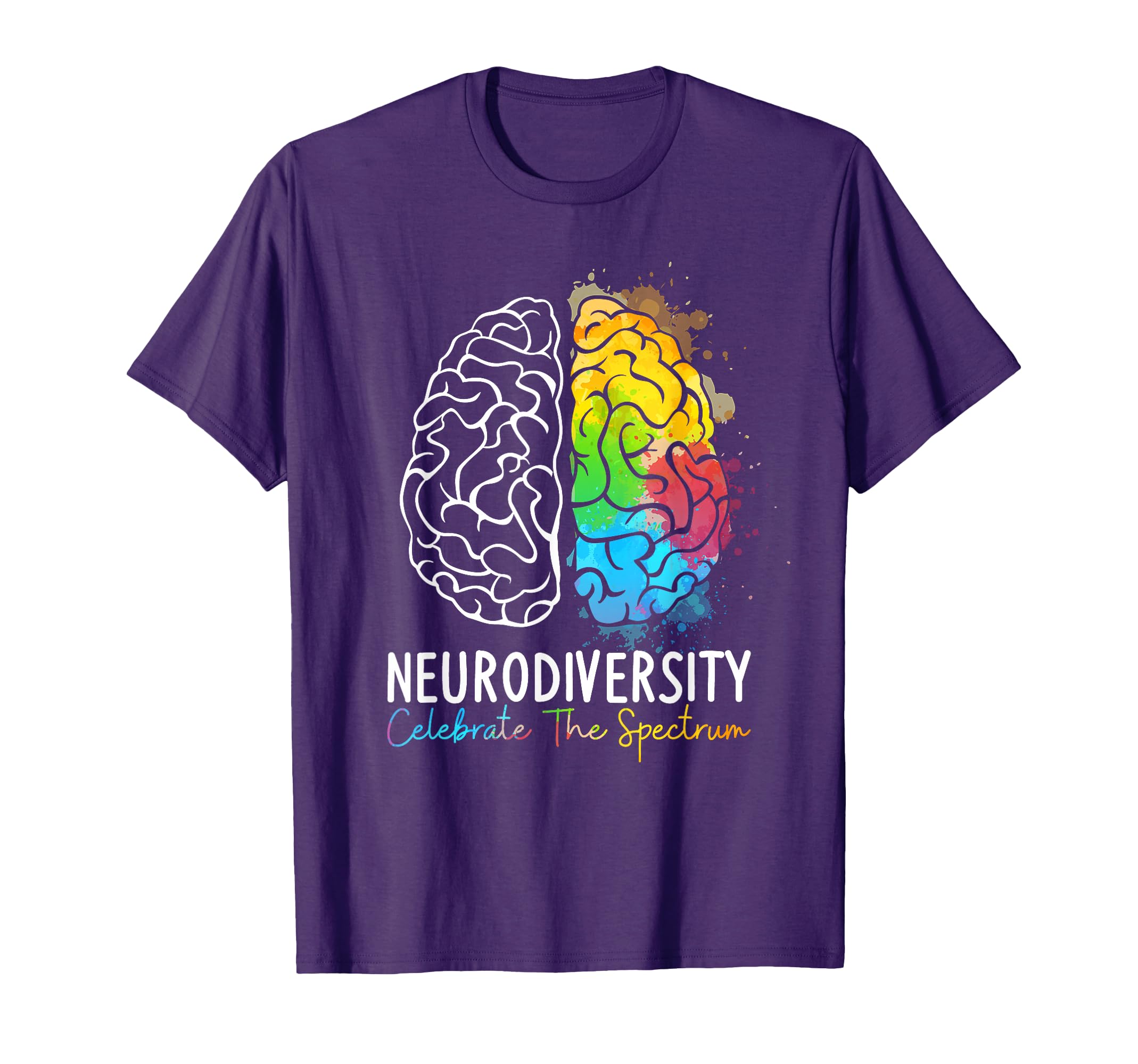 Neurodiversity Autism Spectrum Asd Adhd T-Shirt - Graphic Print Unisex - T-Shirt, Sweatshirt, Hoodie