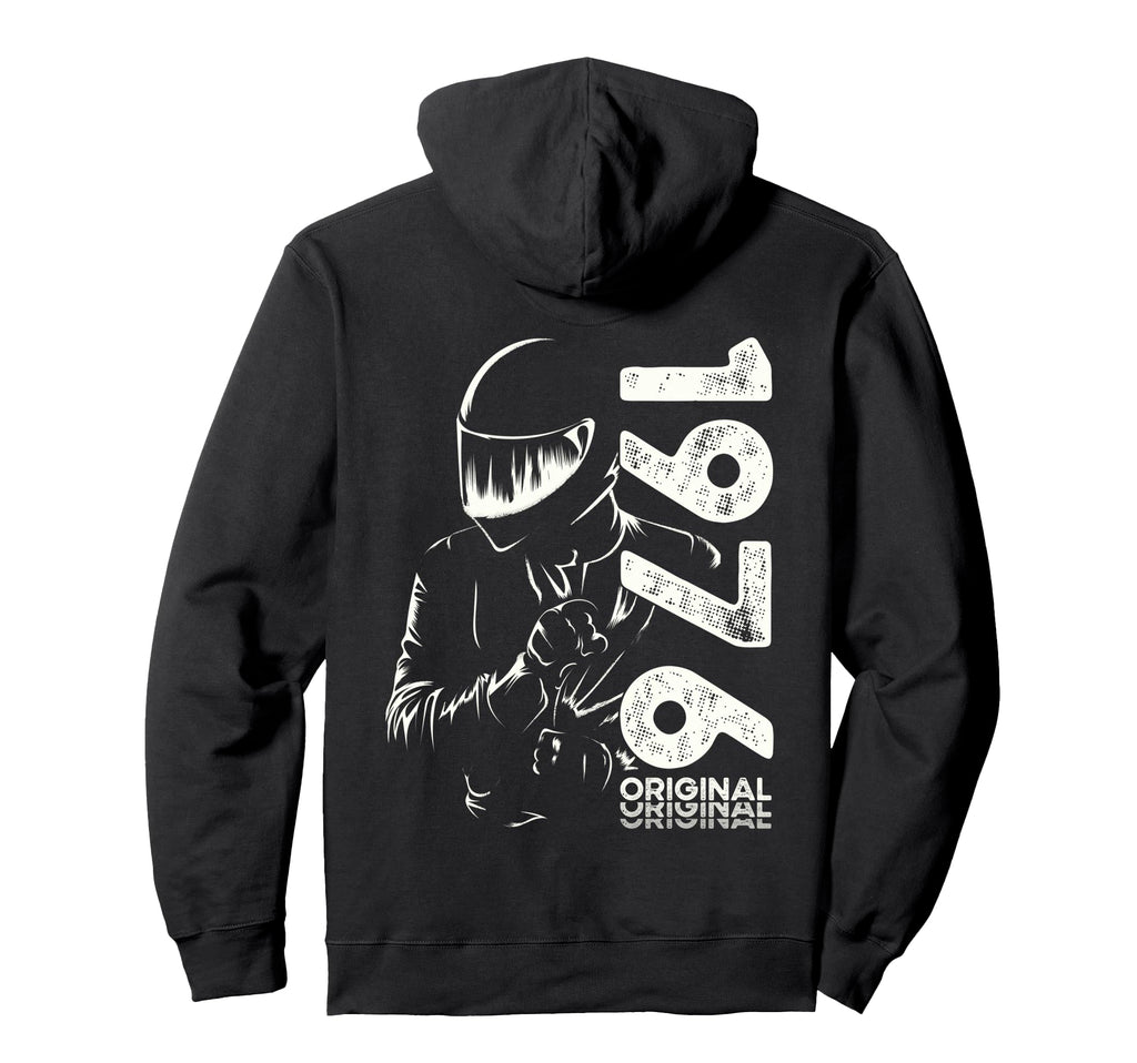50Th Birthday Motorcycle Motorcyclist Hoodie - Custom Art Print for Adults - T-Shirt, Sweatshirt, Hoodie
