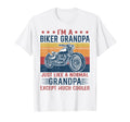 Mens Biker Grandpa Is Much Cooler T-Shirt - Streetwear Style Unisex - T-Shirt, Sweatshirt, Hoodie