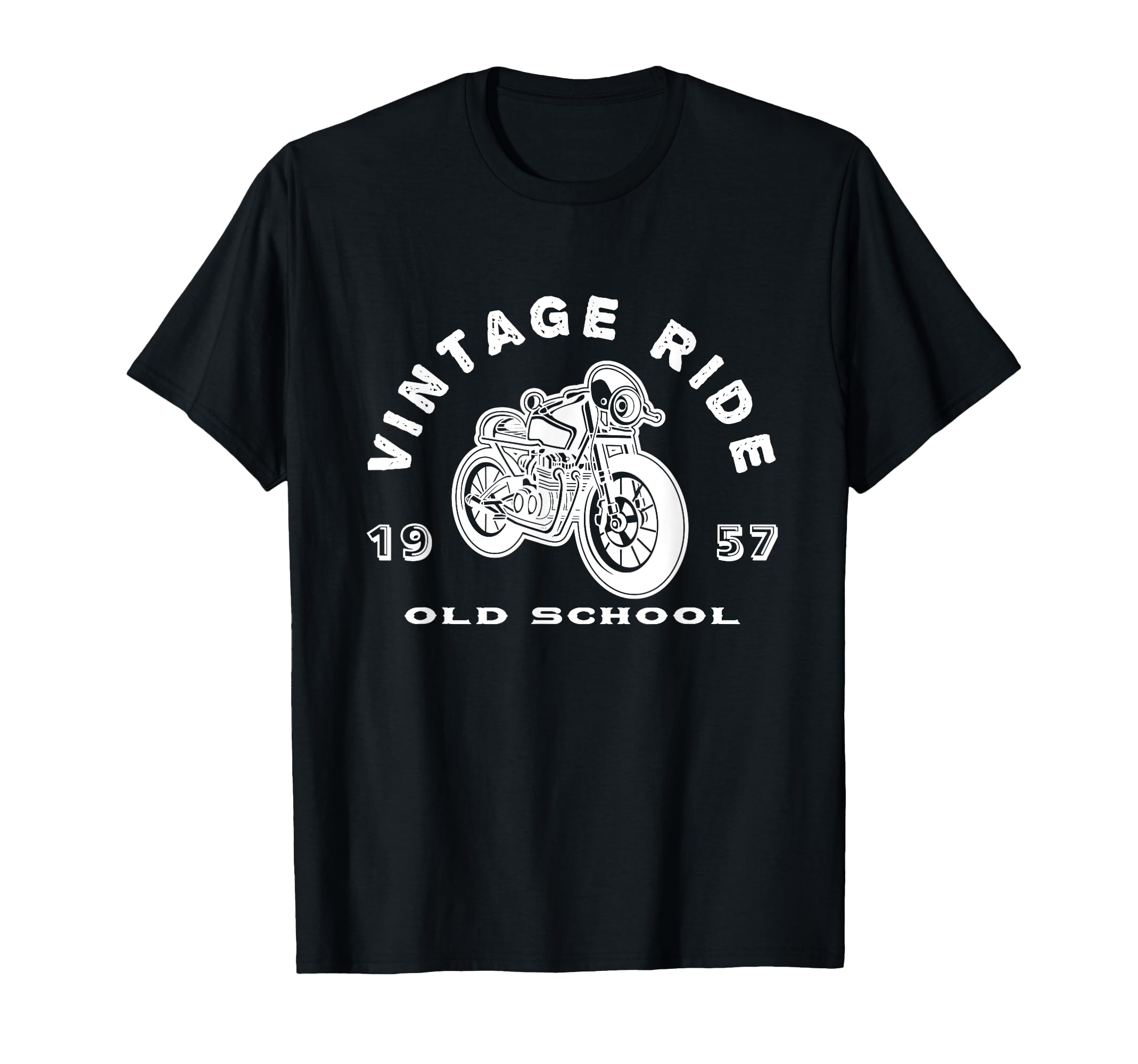 Ride Old School Motorcycle T-Shirt - Unique Graphic for Adults - T-Shirt, Sweatshirt, Hoodie