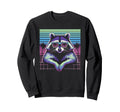 Raccoon Sunglasses 80S Sweatshirt - Casual Everyday Wear for Adults - T-Shirt, Sweatshirt, Hoodie