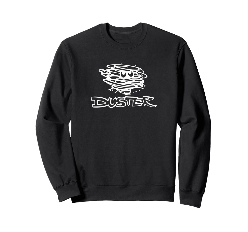 Duster Twister Decal Badge Sweatshirt - Fun Novelty Design for Adults - T-Shirt, Sweatshirt, Hoodie