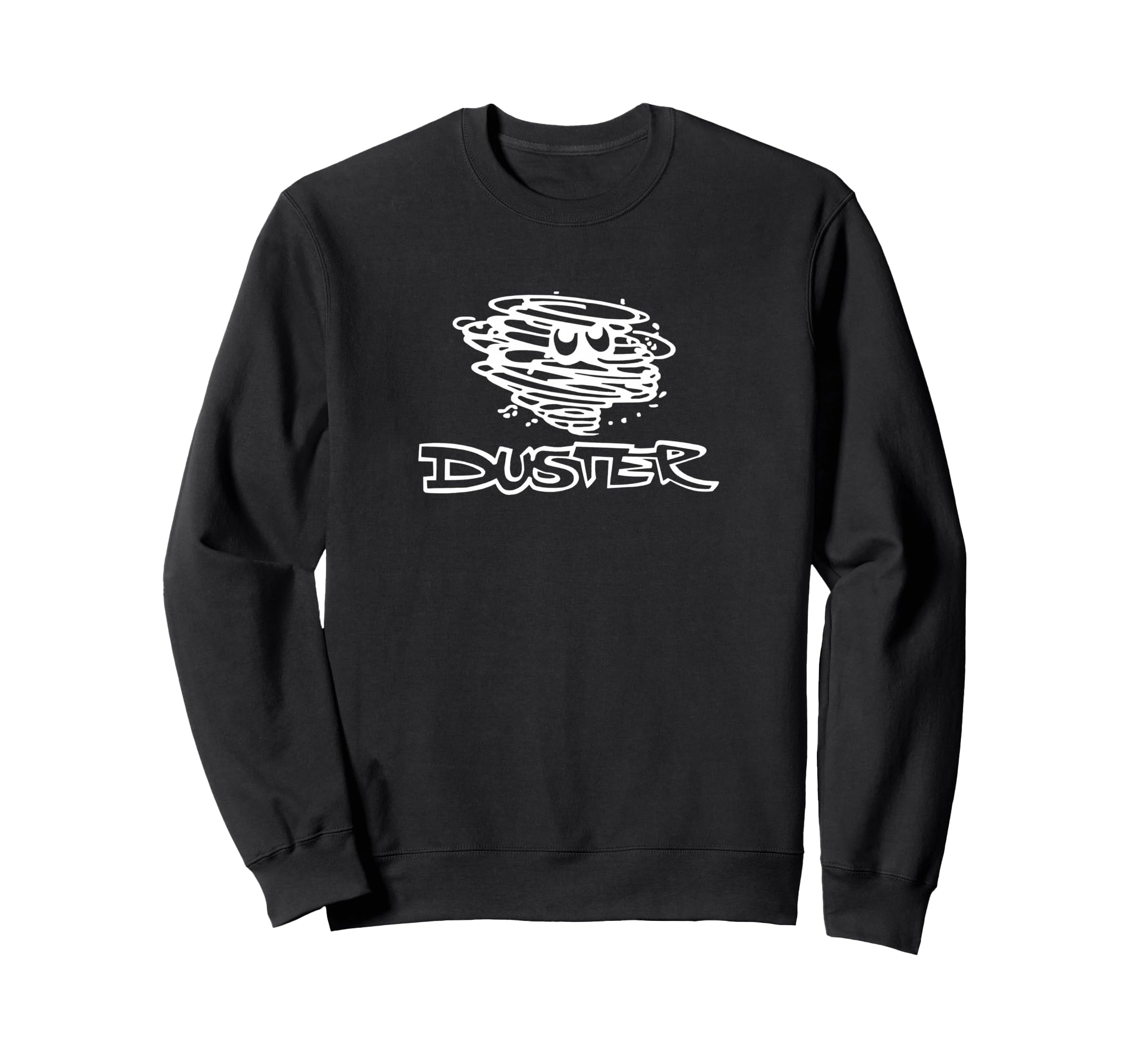Duster Twister Decal Badge Sweatshirt - Fun Novelty Design for Adults - T-Shirt, Sweatshirt, Hoodie