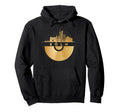 Vinyl Record Player Disco Music Hoodie - Custom Art Print for Adults - T-Shirt, Sweatshirt, Hoodie