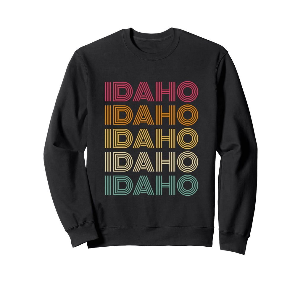 Idaho 70S 80S Throwback Sweatshirt - Custom Art Print Men Women - T-Shirt, Sweatshirt, Hoodie