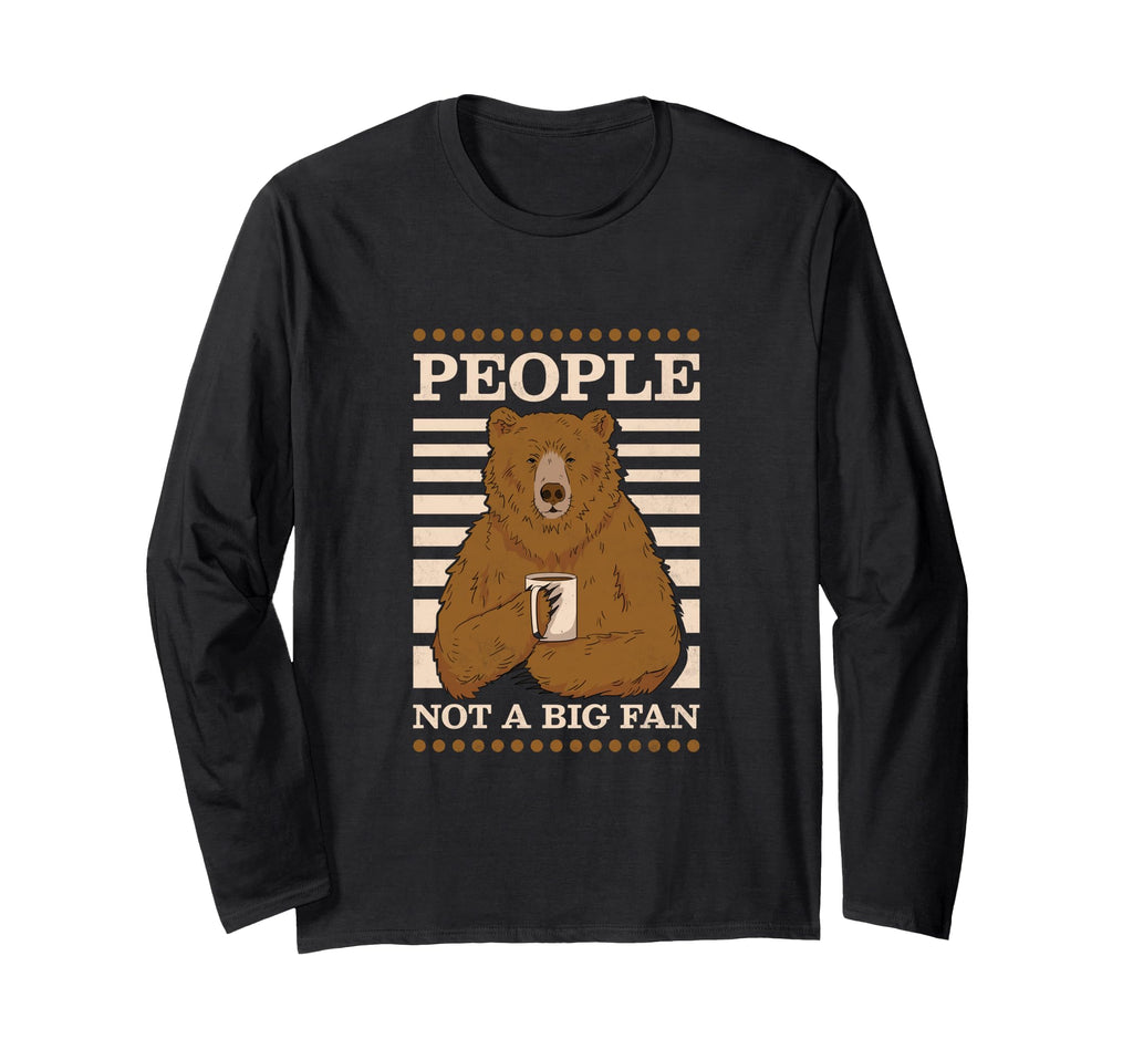 People Not Big Fan Introvert T-Shirt - Minimalist Print for Adults - T-Shirt, Sweatshirt, Hoodie