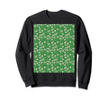 Flower Leaf Pattern Sweatshirt - Aesthetic Graphic Unisex - T-Shirt, Sweatshirt, Hoodie