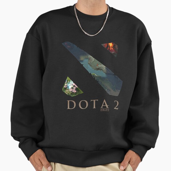 Dota 2 Logo: Windowed Map - Adult & Kids T-Shirts, Sweatshirts & Hoodies apparel design preview 1