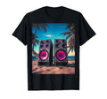 Vaporwave Stereo Speakers 80S Synthwave 4 T-Shirt - Unique Graphic Unisex - T-Shirt, Sweatshirt, Hoodie