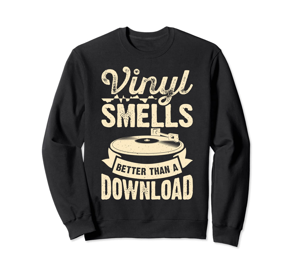Vinyl Records Collector Vinyl Sweatshirt - Casual Everyday Wear Men Women - T-Shirt, Sweatshirt, Hoodie