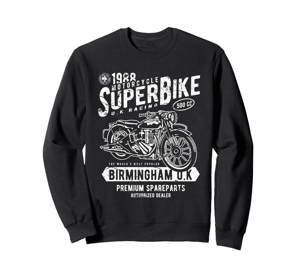 U K Superbike Motorcycle Race Sweatshirt - Custom Art Print Unisex - T-Shirt, Sweatshirt, Hoodie