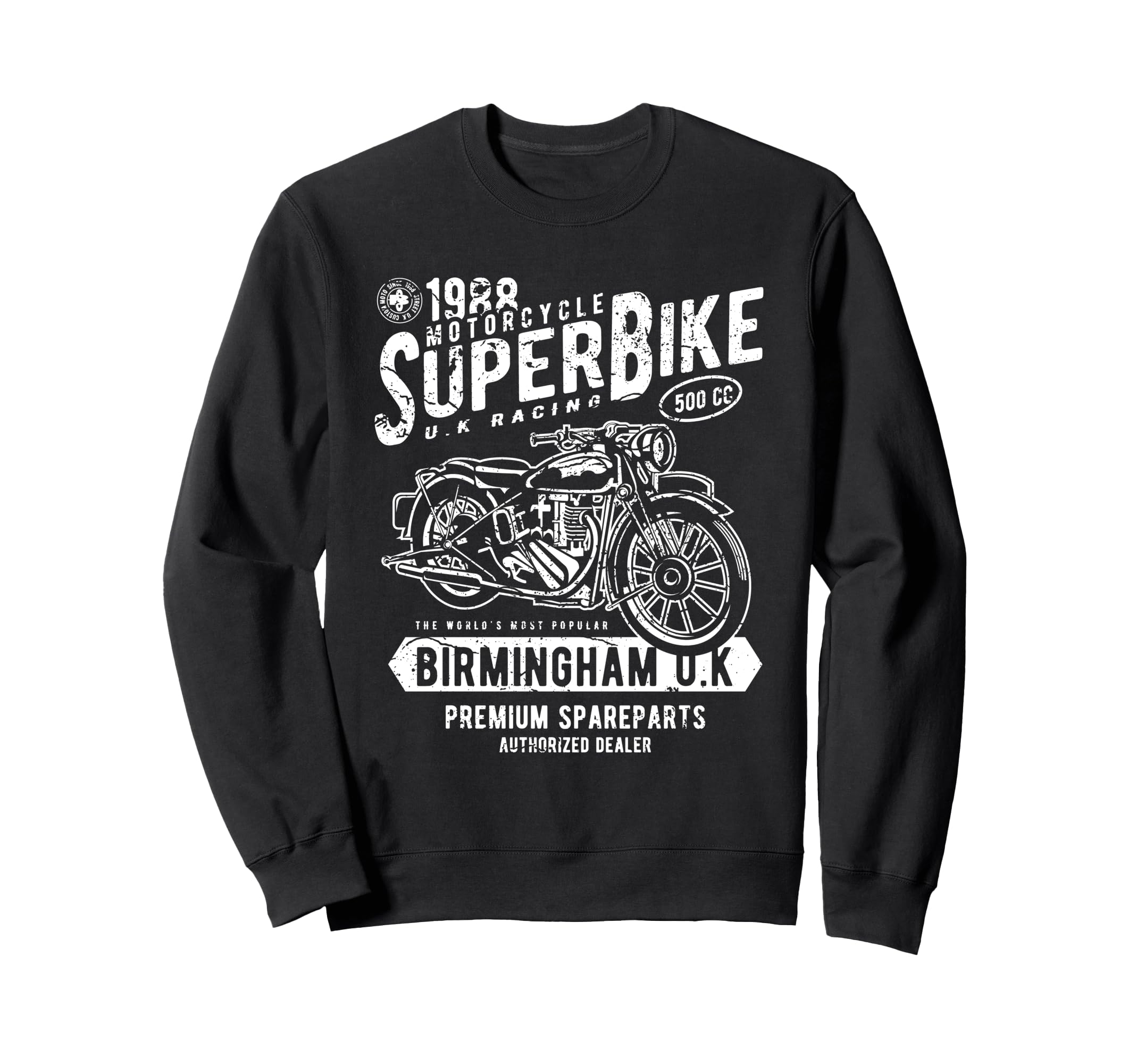 U K Superbike Motorcycle Race Sweatshirt - Custom Art Print Unisex - T-Shirt, Sweatshirt, Hoodie