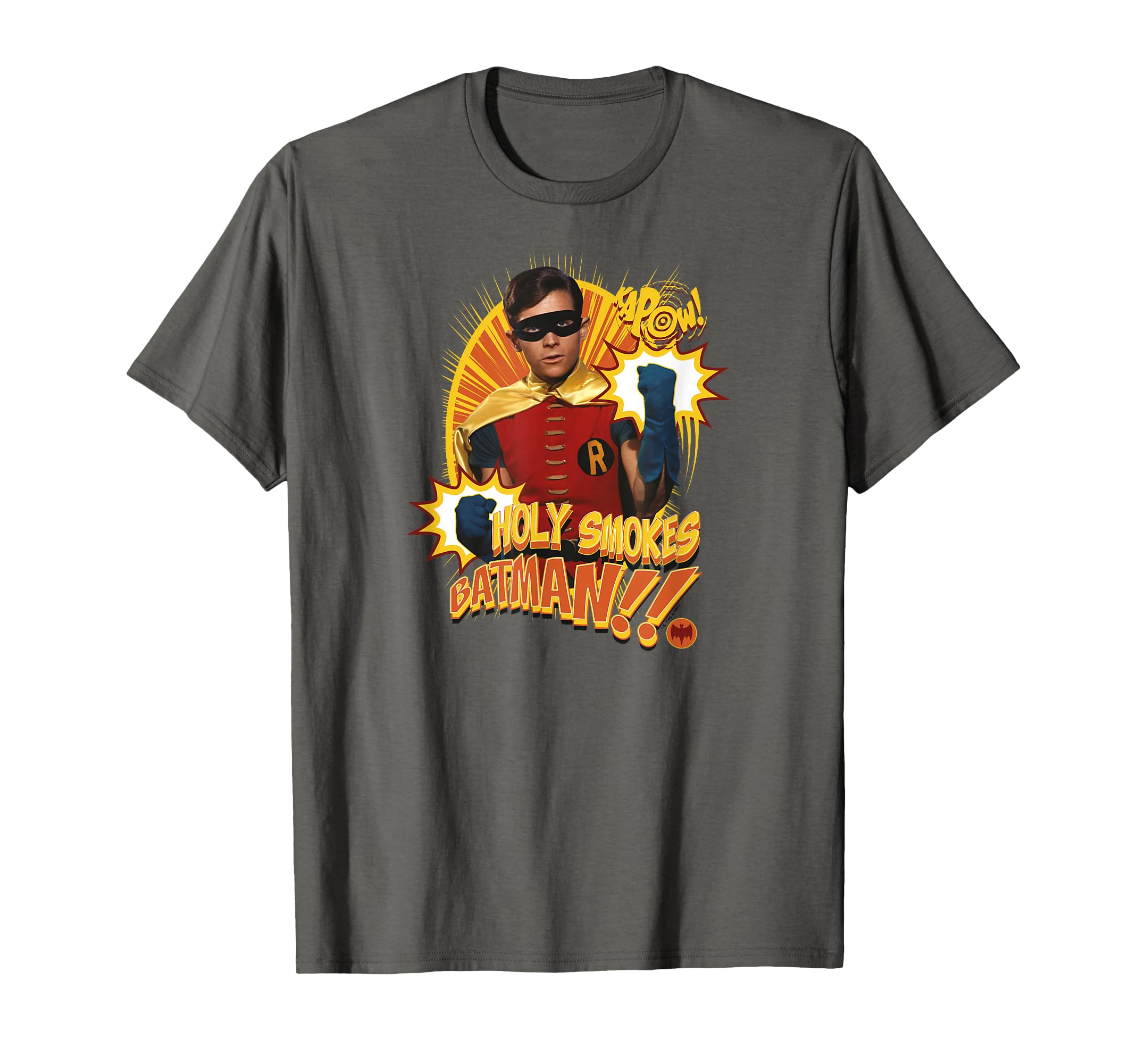 Batman Tv Show Holy Smokes Batman T-Shirt - Novelty Apparel for Adults - T-Shirt, Sweatshirt, Hoodie