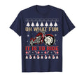 Oh What Fun Motorcycle Ugly T-Shirt - Unique Graphic for Adults - T-Shirt, Sweatshirt, Hoodie