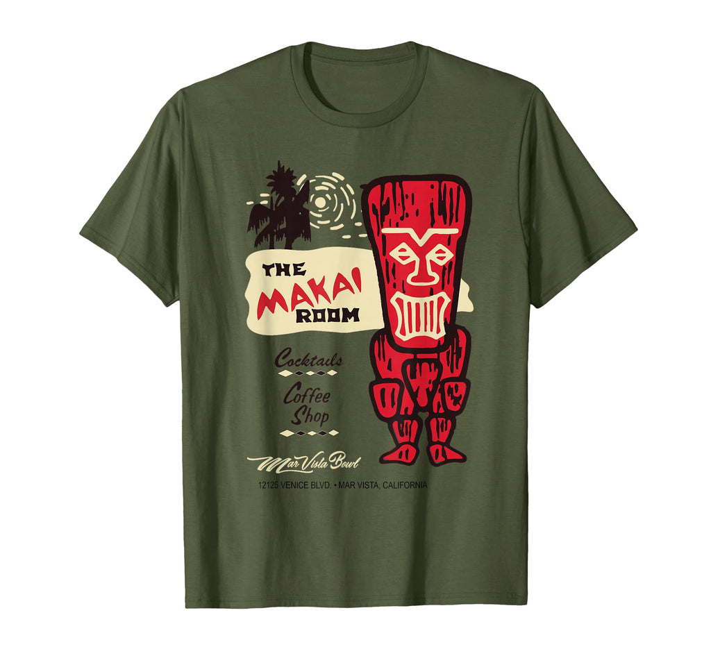 Makai Room Matchbook Reproduction Tiki T-Shirt - Custom Art Print Unisex - T-Shirt, Sweatshirt, Hoodie