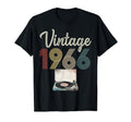 1966 Born 1966 Vinyl Record Player Birthday T-Shirt - Graphic Print Unisex - T-Shirt, Sweatshirt, Hoodie