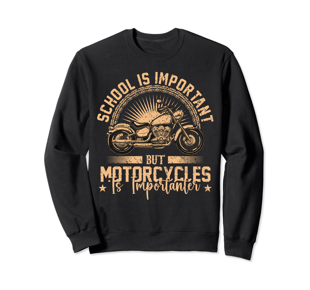 School Is Important But Sweatshirt - Aesthetic Graphic for Adults - T-Shirt, Sweatshirt, Hoodie
