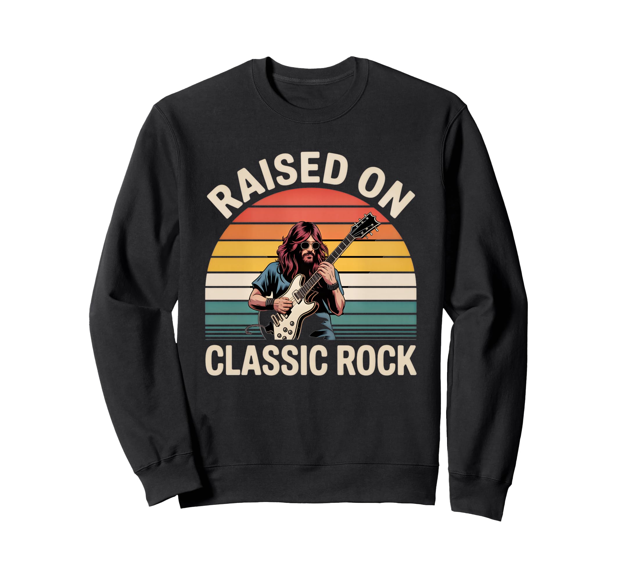 Funny Heavy Rock Music 70S 80S Sweatshirt - Fun Novelty Design Unisex - T-Shirt, Sweatshirt, Hoodie