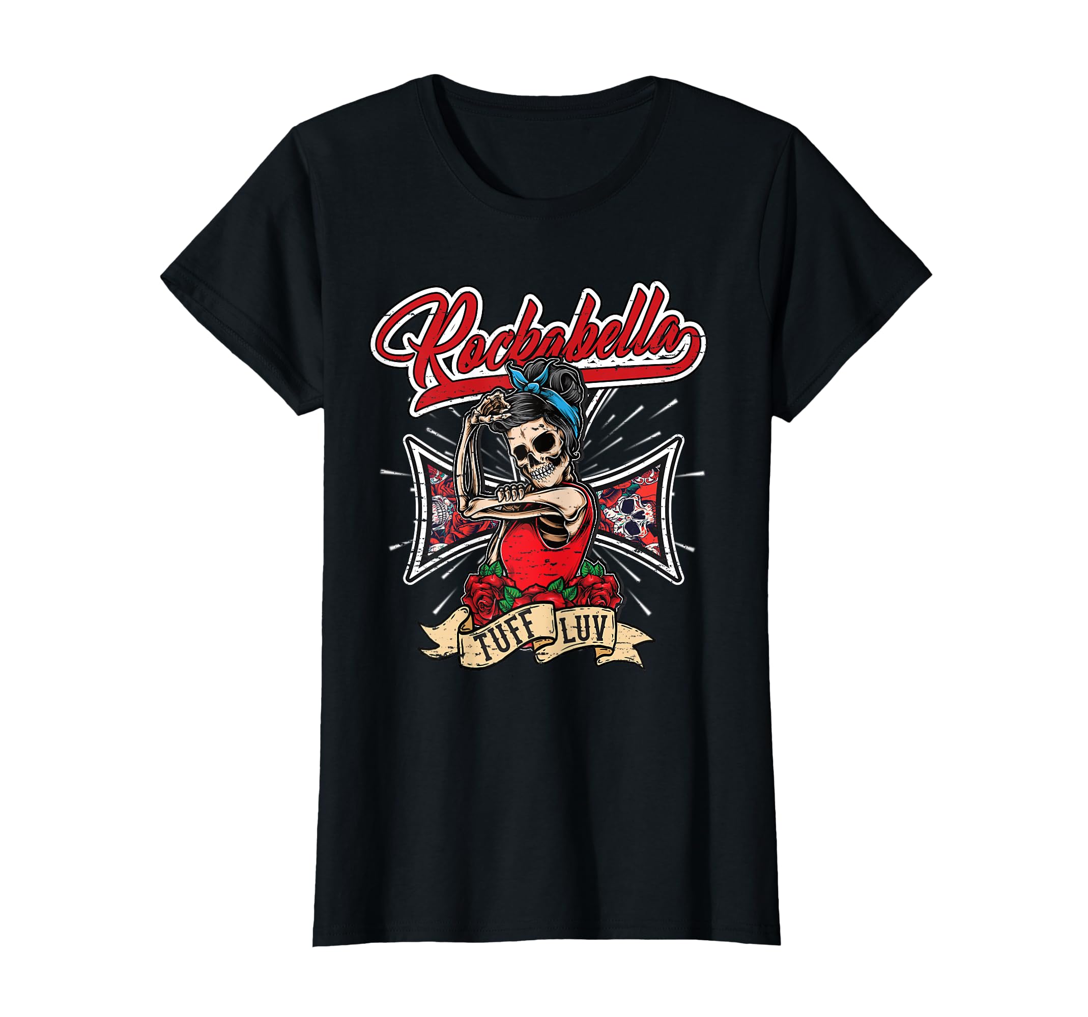 Rockabilly Power Tattoo Pin Up T-Shirt - Streetwear Style for Adults - T-Shirt, Sweatshirt, Hoodie