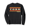 80S York England Sweatshirt - Novelty Apparel Unisex - T-Shirt, Sweatshirt, Hoodie