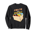 Vinyl Crate And Records Sweatshirt - Streetwear Style Men Women - T-Shirt, Sweatshirt, Hoodie