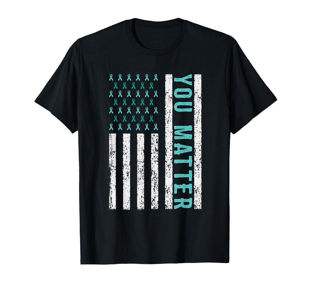 Suicide Awareness You Matter Mental T-Shirt - Aesthetic Graphic for Adults - T-Shirt, Sweatshirt, Hoodie