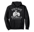 Since 1959 Motorcycle Old Balls Club 60Th Hoodie - Streetwear Style Unisex - T-Shirt, Sweatshirt, Hoodie