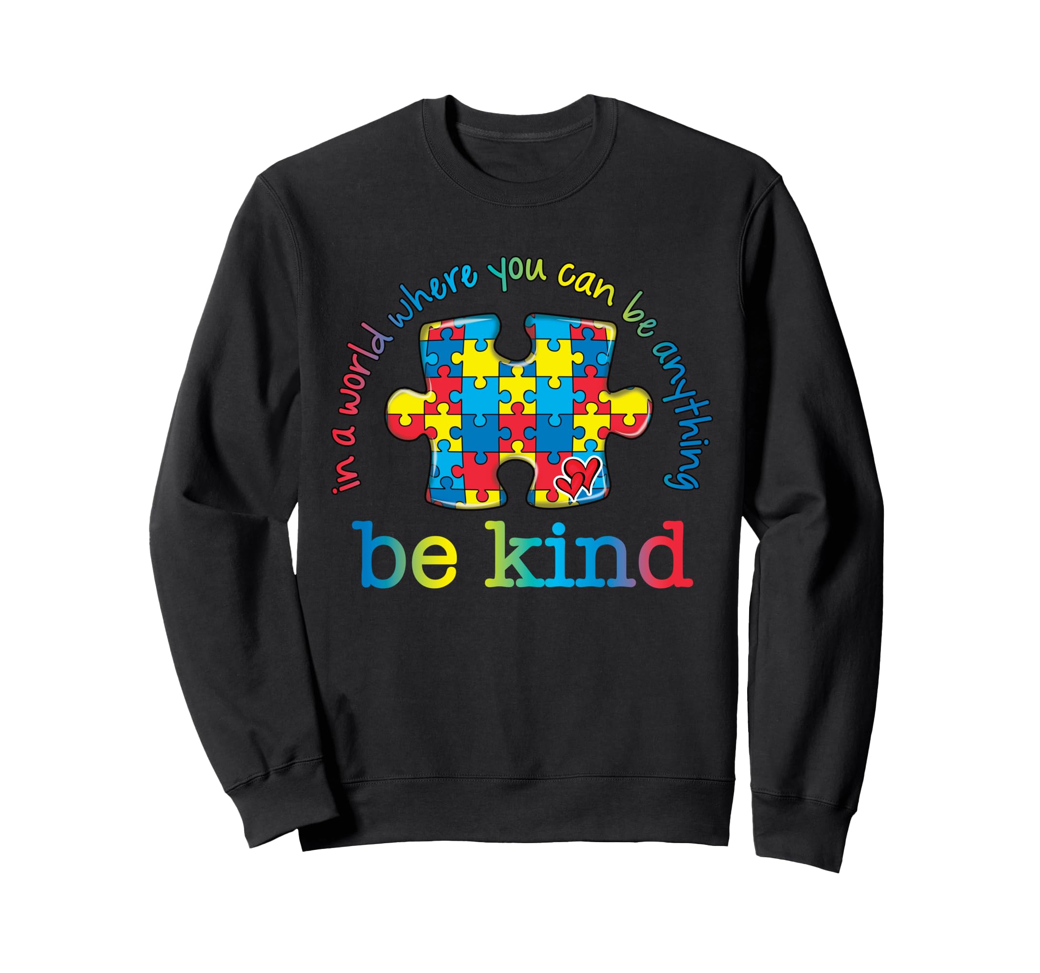 Neurodiversity Brain Autism Awareness Sweatshirt - Graphic Print Unisex - T-Shirt, Sweatshirt, Hoodie