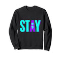 Stay Mental Health Semi Colon Sweatshirt - Novelty Apparel Unisex - T-Shirt, Sweatshirt, Hoodie