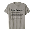 Overthinker Definition Funny Anxiety T-Shirt - Minimalist Print for Adults - T-Shirt, Sweatshirt, Hoodie