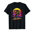 80S Synthwave T Rex Funny Tyrannosaurus T-Shirt - Graphic Print for Adults - T-Shirt, Sweatshirt, Hoodie
