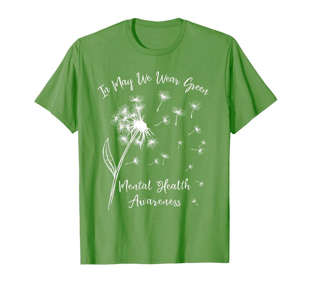 May We Wear Green Mental Health T-Shirt - Streetwear Style Unisex - T-Shirt, Sweatshirt, Hoodie