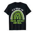 Pause Reflect And Heal Depression T-Shirt - Graphic Print for Adults - T-Shirt, Sweatshirt, Hoodie