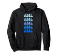 Abel Name Stack Hoodie - Casual Everyday Wear for Adults - T-Shirt, Sweatshirt, Hoodie