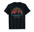 Tulsa City Skyline 80S T-Shirt - Minimalist Print Unisex - T-Shirt, Sweatshirt, Hoodie