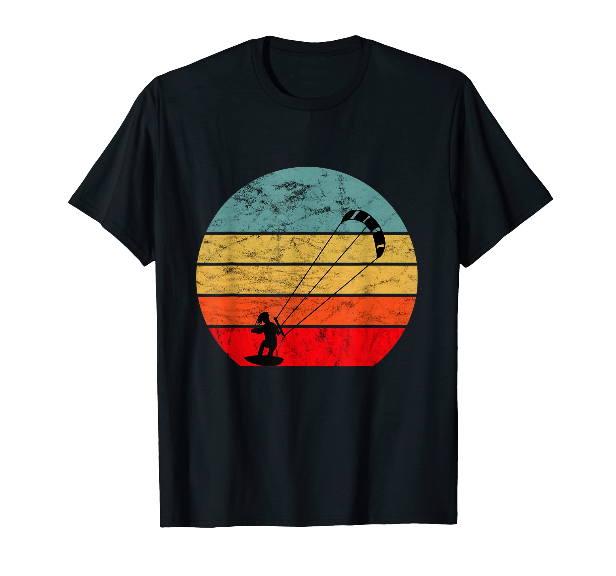 Kitesurfer Sunset Kitesurfing T-Shirt - Novelty Apparel for Adults - T-Shirt, Sweatshirt, Hoodie