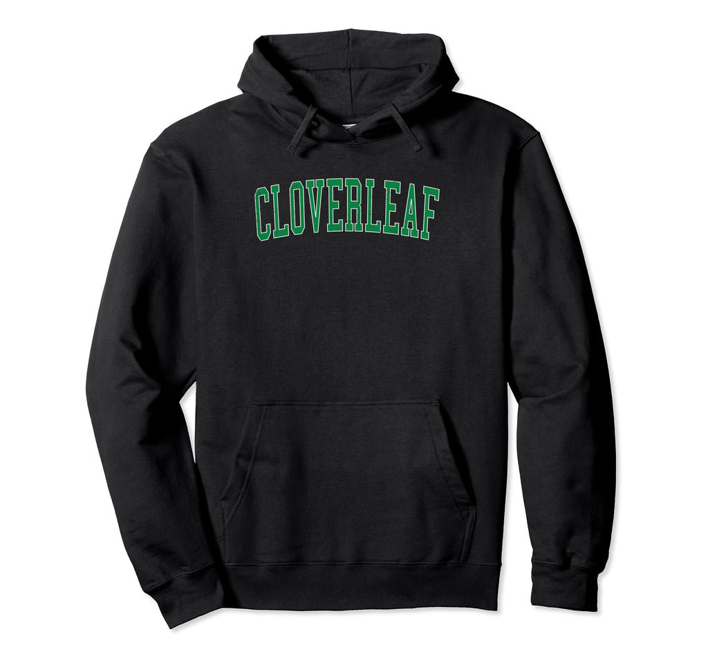 Cloverleaf Tx Distressed Green Hoodie - Fun Novelty Design for Adults - T-Shirt, Sweatshirt, Hoodie