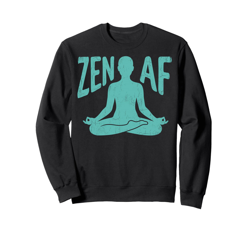 Funny Yoga Lotus Pose Meditation Sweatshirt - Aesthetic Graphic Men Women - T-Shirt, Sweatshirt, Hoodie