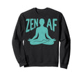 Funny Yoga Lotus Pose Meditation Sweatshirt - Aesthetic Graphic Men Women - T-Shirt, Sweatshirt, Hoodie