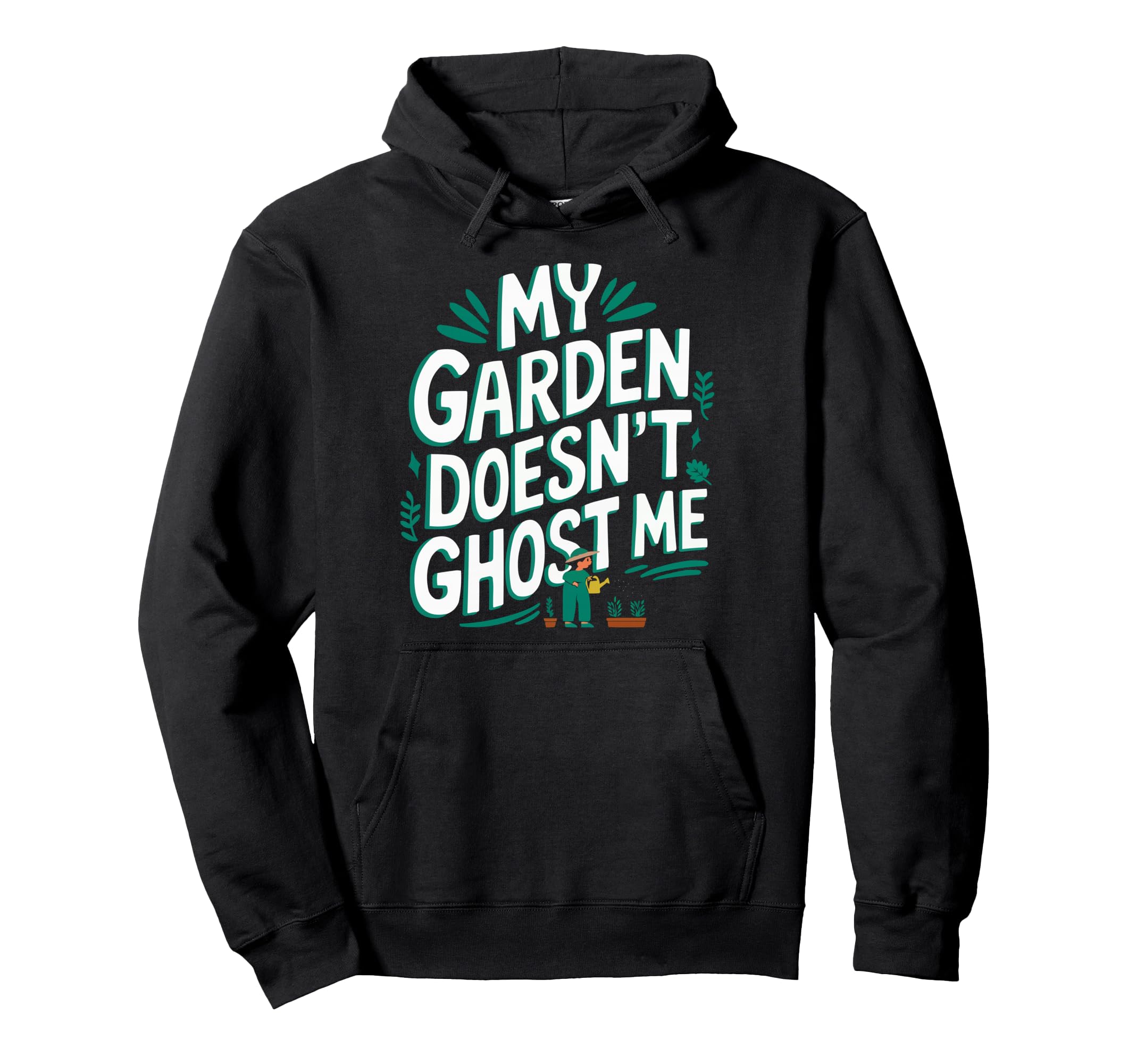 Introvert Gardener Shyness Garden Hoodie - Minimalist Print Unisex - T-Shirt, Sweatshirt, Hoodie