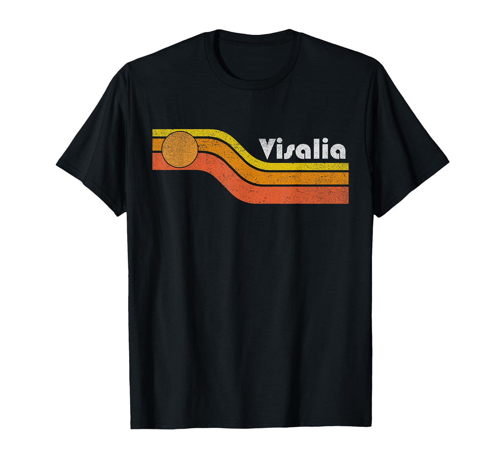 Visalia 70S 80S T-Shirt - Custom Art Print Unisex - T-Shirt, Sweatshirt, Hoodie