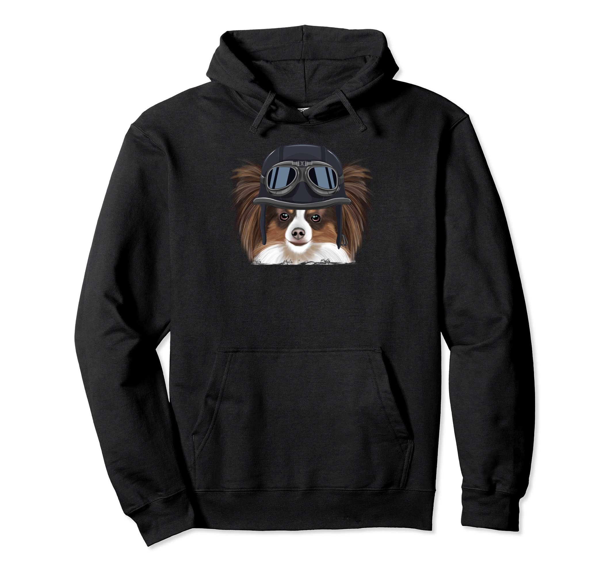 Funny Motorcycle Helmet Papillon Hoodie - Streetwear Style Men Women - T-Shirt, Sweatshirt, Hoodie