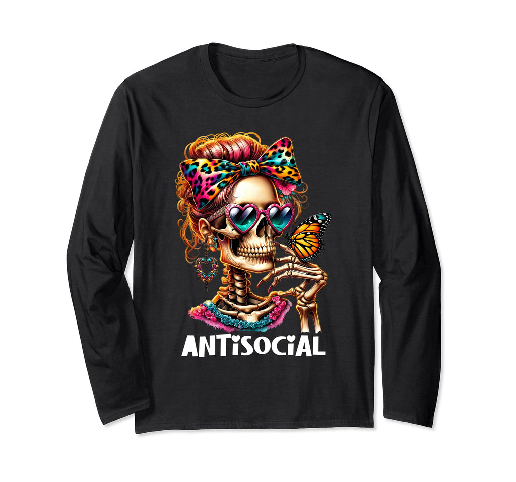 Antisocial Butterfly T-Shirt - Casual Everyday Wear for Adults - T-Shirt, Sweatshirt, Hoodie