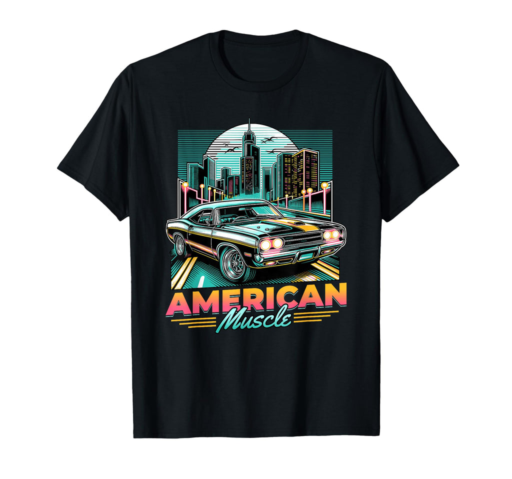 American Muscle Car Car T-Shirt - Trendy Graphic Men Women - T-Shirt, Sweatshirt, Hoodie