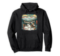 Stowe Vermont Sunset Mountains Hoodie - Novelty Apparel for Adults - T-Shirt, Sweatshirt, Hoodie