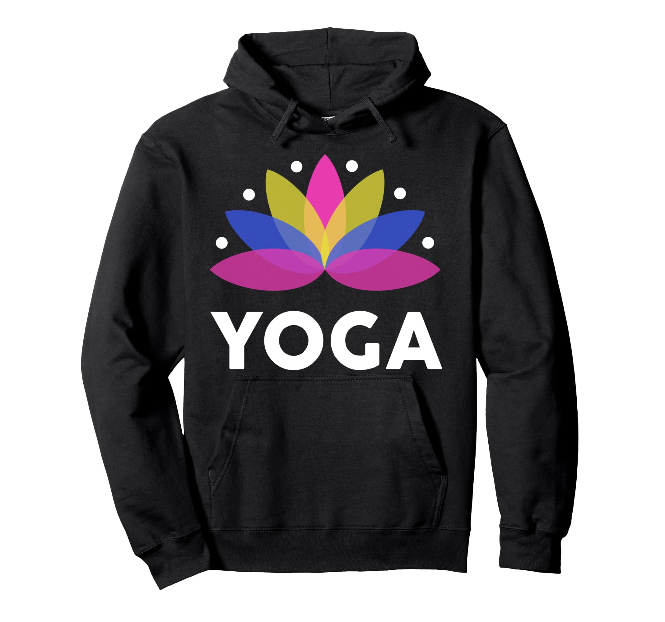 Yoga Lotus Flower Mindfulness And Meditation Hoodie - Trendy Graphic Unisex - T-Shirt, Sweatshirt, Hoodie