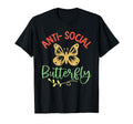 Antisocial Butterfly Funny Introvert T-Shirt - Graphic Print Men Women - T-Shirt, Sweatshirt, Hoodie